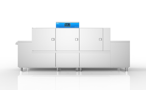 Lave-vaisselle commercial à double cylindre avec système de rinçage intelligent à deux étapes, lave-vaisselle plat à double cylindre - Product Image 4