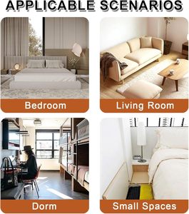 Hẹp đầu giường với 2 ngăn kéo da bọc Bàn Cạnh Giường ngủ sang trọng Side End bảng với đá cẩm thạch Tabletop đêm đứng cho phòng ngủ - Product Image 4