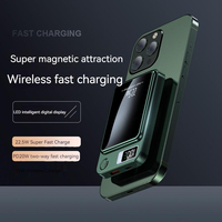 JXT LED Display 5000mAh Banques d'alimentation mobiles Banque d'alimentation magnétique sans fil PD 20W Phone Fast Charge Portable Power Bank
