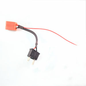 LED لمبات المصباح كابل H7 ذكر إلى السيراميك شاحن أنثي حامل الأسلاك تسخير مآخذ تمديد كابل ل مصباح أمامي للسيارة Foglight - Product Image 3