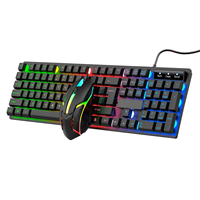 OEM USB 104-Tasten RGB Hintergrundbeleuchtete Tastatur-Maus-Kombination Neueste Gaming-Ausrüstung für Heim- und Bürocomputer sowie Desktop-/Notebook-Computer