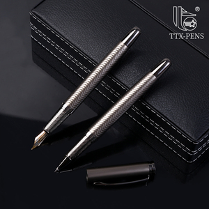 Juego de bolígrafos de negocios clásicos de lujo personalizados TTX, precio de fábrica, <span class=keywords><strong>tinta</strong></span> de recarga, <span class=keywords><strong>Cartucho</strong></span> de puntas, regalo, Metal duradero - Product Image 4