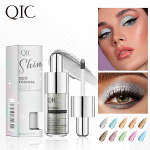 Low MOQ Shiny Holographic Glitter <strong>Glow</strong> Liquid <strong>Eyeshadow</strong> Long Wearing High Pigment Multi Chrome Makeup Vegan Liquid Eye Shadow - Product Image 1
