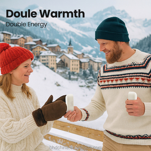 Scaldamani ricaricabili 3000mAh elettrico portatile portatile portatile Power Bank per <span class=keywords><strong>sport</strong></span> all'aria aperta caccia al Golf campeggio caldo - Product Image 5