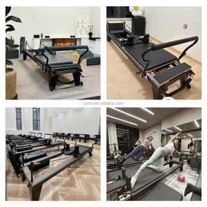 Pilates komersial Trapeze Hitam aluminium pelacak lengkap Pilates reeks Gym Studio peralatan tahan lama mesin reparasi Pilates - Product Image 4