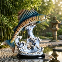 Figurine de poisson Koi en bronze coulé à la cire perdue, logo personnalisé, sculpture 3D sur mesure pour hôtels de luxe, jardins, galeries