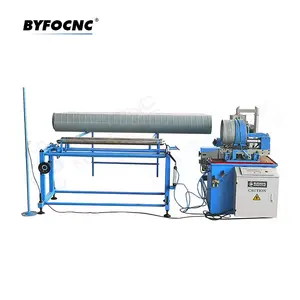 BYFO – machine de fabrication de tuyaux ronds HVAC, machines de fabrication de conduits en spirale