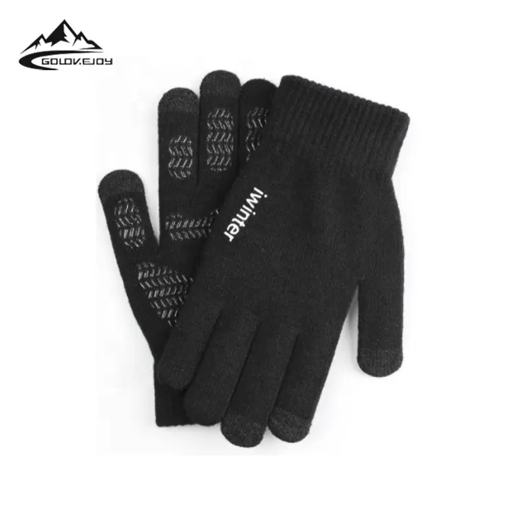 GOLOVEJOY DZ146 New Arrival Korean Men Knit Winter Warm Cycling Cheap Promotion Fashion Winter Working Gloves For Men
