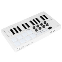IRIN BT Type-C SMK-25 Portable Mini 25-Key USB Mixing Console Digital Electronic Keyboard Digital Wireless MIDI Pad Controller
