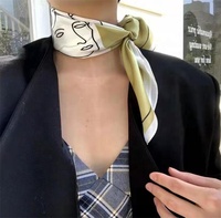 Moda özel tasarımcı kadınlar için 100 ipek eşarplar baskılı ipek atkı jakarlı kare kutusu ile şık toptan