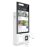 Kiosque de paiement Écran tactile capacitif de 21.5 pouces 10 points IP65 Machine de point de vente murale Terminal de commande automatique SDK Multi-OS
