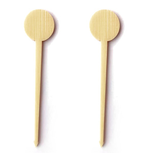 Bâtonnets de Cocktail en bambou, <span class=keywords><strong>d</strong></span>écorations de qualité alimentaire écologiques, pour Bar, 1 pièce - Product Image 1