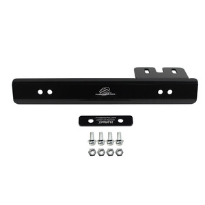 Cadre de plaque d'immatriculation en alliage d'aluminium 205 mm, pince universelle, noir, bleu, rouge, or, arc-en-ciel, style JDM - Product Image 3