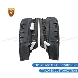 Para <span class=keywords><strong>Ferrari</strong></span> <span class=keywords><strong>F430</strong></span> Spider Convertible 2005-2009, modelo de coche, Panel de Bahía de motor de fibra de carbono seco, embellecedores interiores - Product Image 4