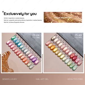 JTING Nouvelle Collection de Vernis Gel Effet Œil de Chat 48 Couleurs Effet Lumière Aquatique OEM Vernis à Ongles Gel Effet Œil de Chat Personnalisation Gratuite Salon Professionnel - Product Image 3