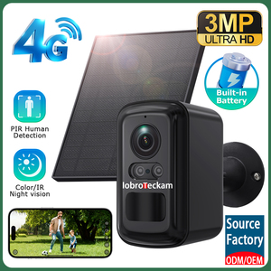 กล้องวงจรปิด Ubox Iobroteckam 4G LTE พลังงานแสงอาทิตย์ สำหรับบ้าน  พร้อมเซ็นเซอร์ CMOS ขนาดเล็ก ระบบเสียงสองทาง AI แบตเตอรี่ 5200mAh กันน้ำระดับ IP65 - Product Image 5