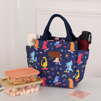 Sac à déjeuner isotherme LATTIS en tissu Oxford avec fermeture éclair, imperméable et écologique pour les voyages portables