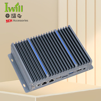 Mini Pc Industrial RK3568 Quad Core 2G + 16G 4 USB Dual Lan 2 COM RS232 Accesorios de computadora industrial sin ventilador para automatización