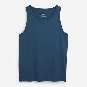 Camiseta Deportiva Ligera de Malla de Poliéster de Secado Rápido y Transpirable con Logotipo Personalizado, Camiseta sin Mangas para Gimnasio, Chaleco de Culturismo para Hombre - Product Image 6