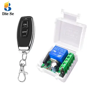 433Mhz Wireless Remote Control Switch DC 6V 12V 24V 1CH Dry Contact Wet Contact Receiver Module with Transmitter