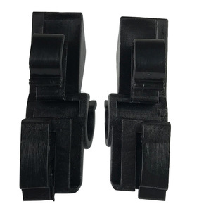 Rear Parcel Shelf <b>Clips</b> For Fiat Grande Punto 2006 And Later Black Plastic 71719952 71719953 - Product Image 2