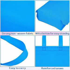 Bolsas de Regalo Personalizadas para Fiestas de Cumpleaños y Bodas, Bolsas de Tela No Tejida Coloridas, Ecológicas y Reutilizables - Product Image 3