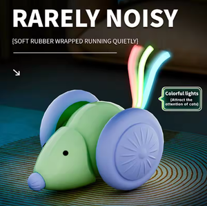 Juguete Interactivo Inteligente y Moderno para Gatos, Recargable por USB, de Plástico, con Luces LED, Diseño de Pluma de Dibujos Animados Ecológico - Product Image 6