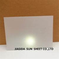 Plaque diffuseur en polycarbonate poli givré blanc 0,5 mm-2 mm pour lampe LED et signalétique