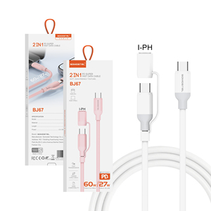 Accesorios para Teléfonos Móviles SOMOSTEL BJ67, <span class=keywords><strong>Cable</strong></span> <span class=keywords><strong>de</strong></span> Carga <span class=keywords><strong>de</strong></span> Silicona <span class=keywords><strong>de</strong></span> 1.5m, Carga Rápida PD <span class=keywords><strong>de</strong></span> 60W, <span class=keywords><strong>Cable</strong></span> USB para <span class=keywords><strong>iPhone</strong></span> - Product Image 2