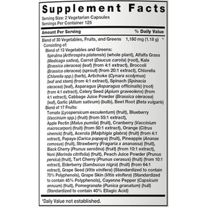 Cápsulas de Suplemento de Frutas y Verduras de Marca Privada con Vitaminas y Minerales que Apoyan la Energía - Product Image 2