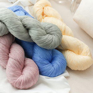 Fil à dentelle en coton de qualité supérieure 600g, respirant et doux, fil à crocheter de marque coréenne, bobine de fibre naturelle pour tricot de robes d'été - Product Image 4