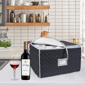 Vendita calda 12 Grid pieghevole vino vetro calice flauto Organizer scatola portaoggetti Premium - Product Image 4