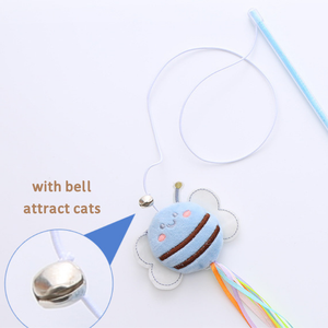 Hot <span class=keywords><strong>Pet</strong></span> Teaser Stick Plush <span class=keywords><strong>Cute</strong></span> Bee Cat Movement Toys para Little <span class=keywords><strong>Pet</strong></span> <span class=keywords><strong>Shop</strong></span> - Product Image 3