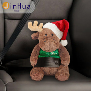 Meilleure vente en gros de peluche de Noël wapiti brodé renne <span class=keywords><strong>moto</strong></span> voiture poupée pour le soulagement du stress ornements décoratifs - Product Image 3