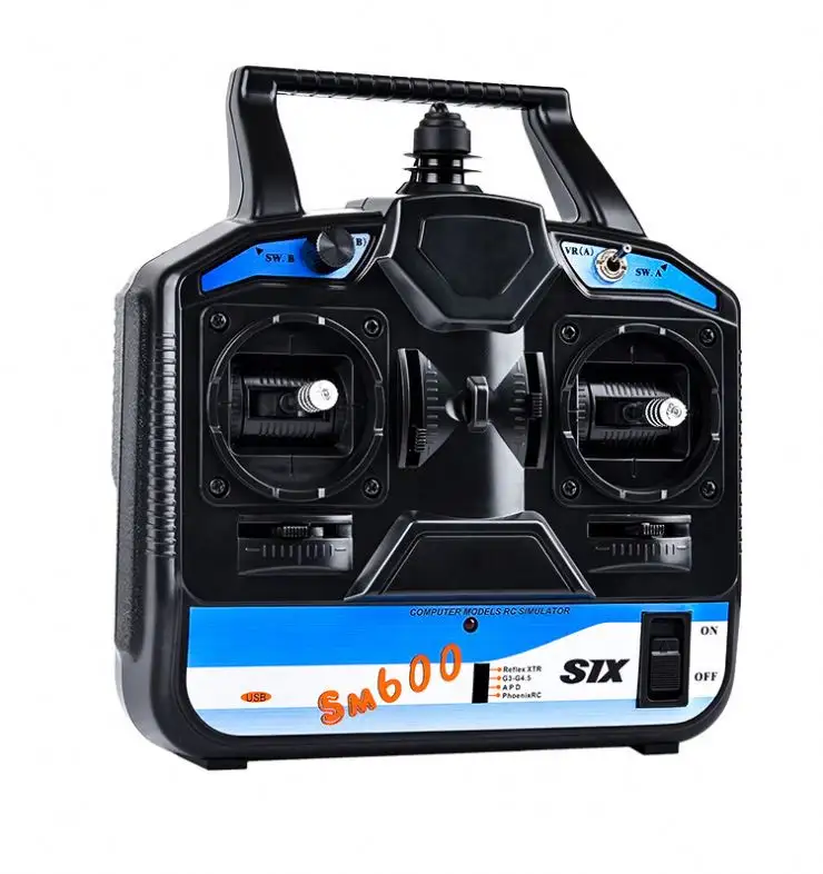 Fusi SM600 simulateur de vol modèle d'avion simulateur à 6 canaux prend en charge G4/G3.5/Phoenix 2.5/XTR5.0