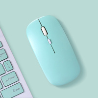 Seenda — Mini-souris bluetooth silencieuse, Ultra-fine, pour PC portable, clavier, batterie mode unique, pour étudiants et travail