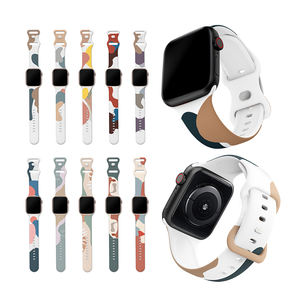 Vente en gros Nouveau bracelet populaire 38 40 41 42 44 45 49 <span class=keywords><strong>mm</strong></span> Bracelet en silicone avec boucle papillon Bracelet de montre morandi pour <span class=keywords><strong>Apple</strong></span> - Product Image 1