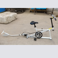 Catamarán Inflable QIQU Estable, Bote Pontón para Alquiler en el Mar, Bicicleta Acuática para Adultos de Alta Velocidad (18 km/h)
