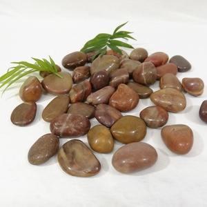 China Factory High <strong>Polished</strong> Yellow Pebble <strong>Stone</strong> 2-3 cm Oval Shape Yellow <strong>Polished</strong> <strong>River</strong> Rock <strong>Stone</strong> Smooth Pebbles - Product Image 3