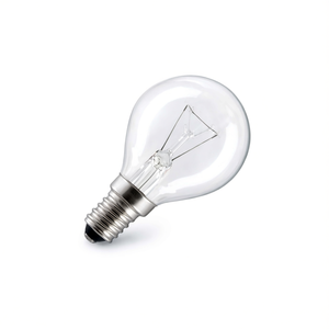 Bombilla Incandescente Esférica Transparente de 60W 125-130V E14 - Product Image 2