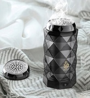 Diffuseur d'encens électrique sans flamme - Rechargeable sans eau, alimenté par Type-C/batterie, purificateur d'air portable pour hôtel/SPA/voiture