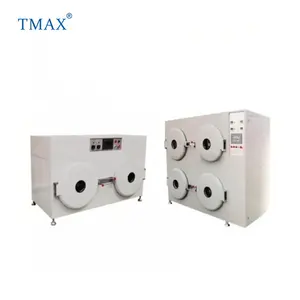 Four Drums Electrical Round Vacuum Drying Oven with SUS Stainless Steel Working Chamber
