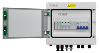Boîtier de Combinaison Solaire TYPLE TPX7-P 2 Entrées/1 Sortie DC1000V IP65 avec Courant Nominal de 63A pour Systèmes d'Énergie Solaire