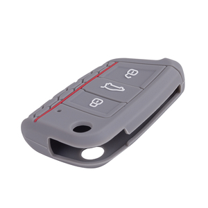 Funda de Silicona Personalizada para Llave de Coche Volkswagen VW Magotan Sagitar Bora <span class=keywords><strong>Santana</strong></span>, Funda Protectora para Llave Remota de 3 Botones, Proveedor al por Mayor - Product Image 5