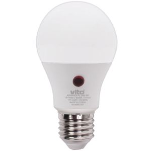 Bombilla LED Vito E27 9W 6400K Luz Fría con Sensor Crepuscular - Product Image 1