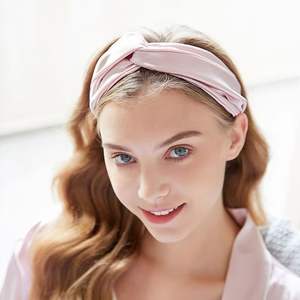 ที่คาด<span class=keywords><strong>ผม</strong></span>แฟชั่นชั้นสูงของผู้หญิงผ้าไหมสีทึบ - Product Image 4