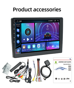 Autoradio Android BQCC 9 pouces Quad Octa Core avec Carplay, WIFI, GPS, 4G, BT, écran stéréo pour <span class=keywords><strong>Toyota</strong></span> Fortuner Hilux Revo Vigo 07-15 - Product Image 4