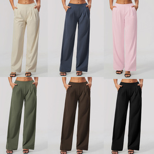 <span class=keywords><strong>Heidi</strong></span> – Leggings larges unis pour femmes, en nylon et élasthanne, 2 pièces, séchage rapide, pour course à pied, entraînement, tenue de sport, gym, yoga - Product Image 3