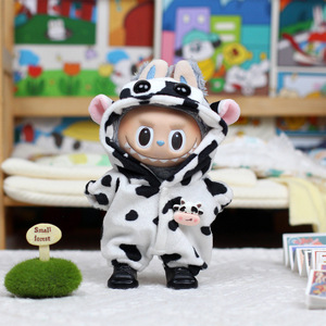 Vêtements de poupée La Bubudo, combinaison en peluche sur le thème de la vache et de la brebis, pour les enfants de 8 à 13 ans, unisexe - Product Image 4