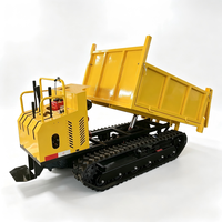 Allrad-Raupentransporter 1 Tonne Kettenfahrzeug CD1000-H Hydraulischer Mini-Dumper 3 Vorwärts- + 1 Rückwärtsgang Diesel